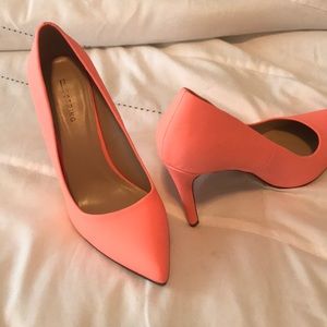 Brite orange heels